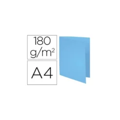 Subcarpeta Cartulina Reciclada DIN A4 Exacompta Azul 170 gr
