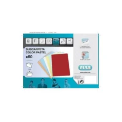 Subcarpeta de cartulina Gio Din A4 rojo pastel 180 g/m2