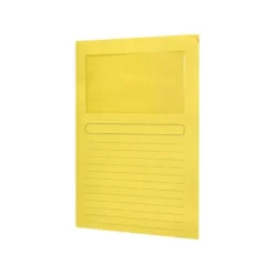 Subcarpeta de cartulina Q-Connect Din A4 color amarillo