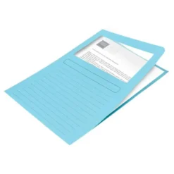 Subcarpeta de cartulina Q-Connect Din A4 color azul