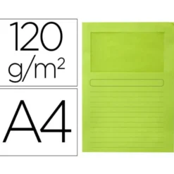 Subcarpeta de cartulina Q-connect Din A4 color verde