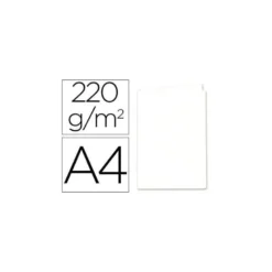 Subcarpeta Exacompta de cartulina Din A4 color blanco 220 gr