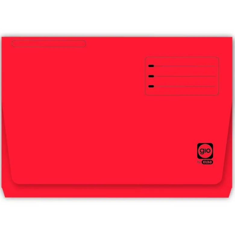 Subcarpeta Pocket Gio folio color rojo