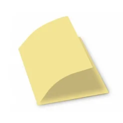 Subcarpetas de cartulina Gio folio amarillo pastel 180 g/m2