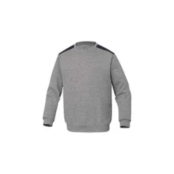 SUDADERA DELTAPLUS SWEAT OLINO CON REFUERZO EN ESPALDA Y CODOS GRIS TALLA 3XL