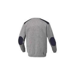 SUDADERA DELTAPLUS SWEAT OLINO CON REFUERZO EN ESPALDA Y CODOS GRIS TALLA M