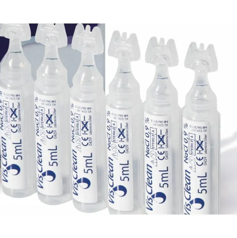 SUERO FISIOLOGICO ESTERIL VISCLEAN MONODOSIS 5 ML CAJA DE 30 UNIDADES