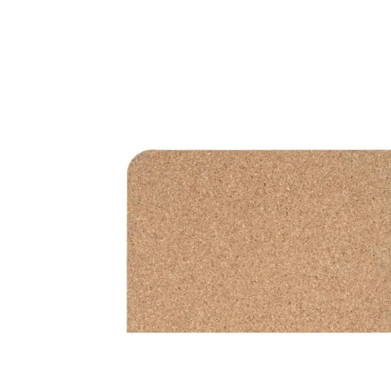 TABLERO CORCHO SIN MARCO BI-OFFICE ECO DOBLE CARA CON GOMA EVA NEGRA 600X400 MM