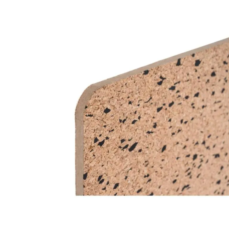 TABLERO CORCHO SIN MARCO BI-OFFICE ECO DOBLE CARA CON GOMA EVA NEGRA 600X400 MM