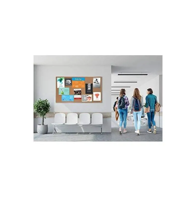 TABLERO DE ANUNCIOS NOBO IMPRESSION PRO CORCHO FORMATO PANORAMICO 70" 1550X870 MM