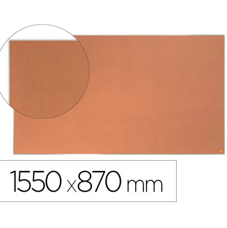 TABLERO DE ANUNCIOS NOBO IMPRESSION PRO CORCHO FORMATO PANORAMICO 70" 1550X870 MM
