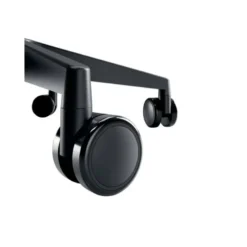 TABURETE LEITZ ERGO CON ASIENTO TRIANGULAR 5 RUEDAS GIRATORIAS REGULABLE EN ALTURA HASTA 59 CM NEGRO