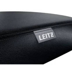 TABURETE LEITZ ERGO CON ASIENTO TRIANGULAR 5 RUEDAS GIRATORIAS REGULABLE EN ALTURA HASTA 59 CM NEGRO