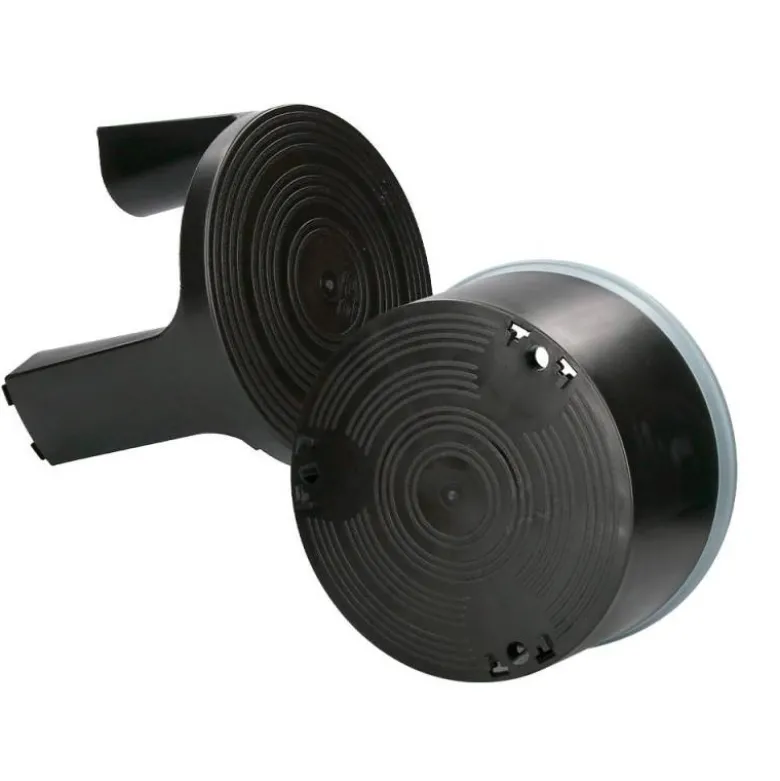 Taburete q-connect ruedas retractiles tres ruedas dos niveles negro