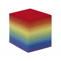 Taco de papel marca Quo Vadis encolado arco iris