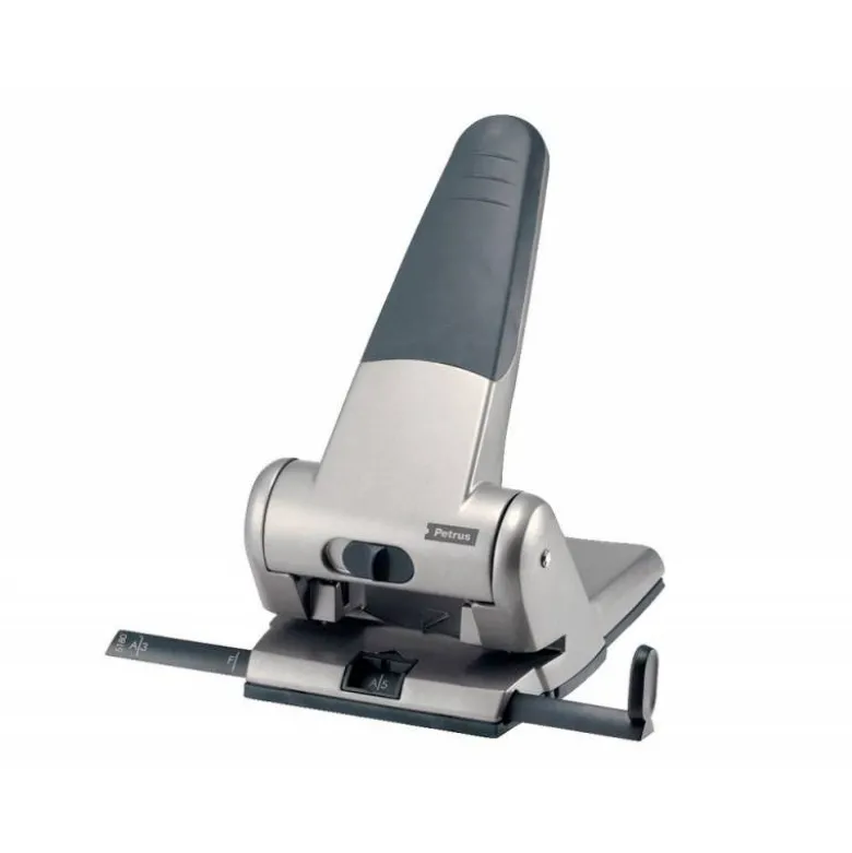 TALADRADOR PETRUS 305 METALICO CAPACIDAD DE 65 HOJAS COLOR PLATA
