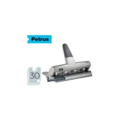 Taladrador Petrus 514 plata capacidad para 30 hojas