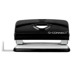 TALADRADOR Q-CONNECT KF14214 NEGRO ABERTURA 1 MM CAPACIDAD 10 HOJAS