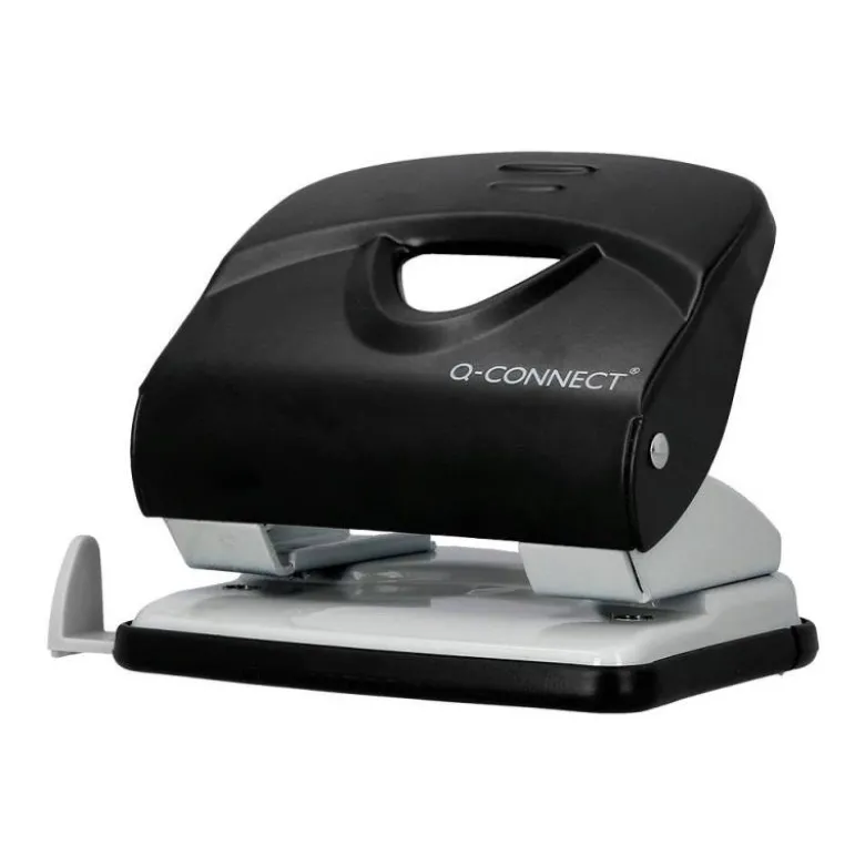 TALADRADOR Q-CONNECT KF14220 NEGRO ABERTURA 2,7 MM CAPACIDAD 30 HOJAS
