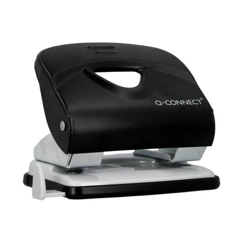 TALADRADOR Q-CONNECT KF14220 NEGRO ABERTURA 2,7 MM CAPACIDAD 30 HOJAS