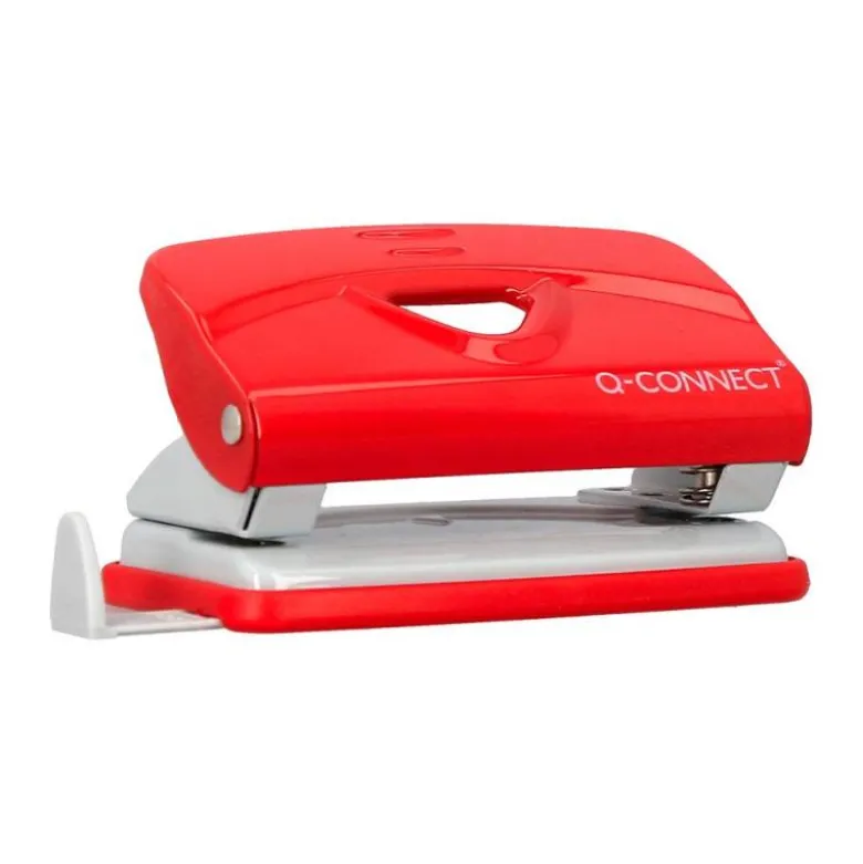 TALADRADOR Q-CONNECT KF14216 ROJO ABERTURA 1 MM CAPACIDAD 10 HOJAS