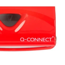TALADRADOR Q-CONNECT KF14216 ROJO ABERTURA 1 MM CAPACIDAD 10 HOJAS