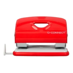 TALADRADOR Q-CONNECT KF14219 ROJO ABERTURA 2 MM CAPACIDAD 20 HOJAS