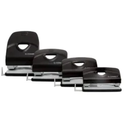 TALADRADOR Q-CONNECT KF14221 2 TALADROS COLOR NEGRO ABERTURA 3,5 MM CAPACIDAD 40 HOJAS