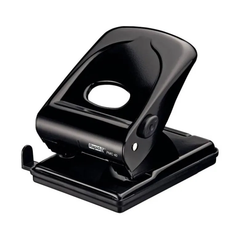 TALADRADOR RAPID FMC40 METALICO COLOR NEGRO CAPACIDAD 40 HOJAS