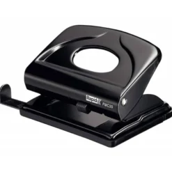 Taladrador Rapid FM20 color negro capacidad para 20 hojas