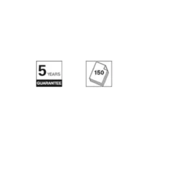 Taladrador Rapid HDC150 Supreme color metalico capacidad para 150 hojas
