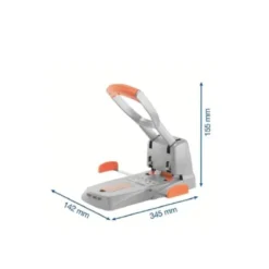 Taladrador Rapid HDC150 Supreme color metalico capacidad para 150 hojas