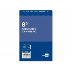 Talonario liderpapel camarero 8º original y 2 copias t302