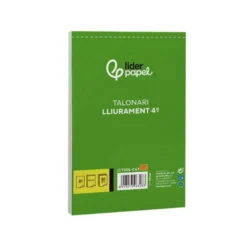 Talonario liderpapel entregas cuarto original y copia t226 texto en catalan.