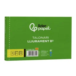 Talonario liderpapel entregas 8º original y copia t228 apaisado texto en catalan