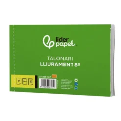 Talonario liderpapel entregas 8º original y copia t228 apaisado texto en catalan