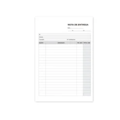 TALONARIO LIDERPAPEL ENTREGAS CUARTO 226 DUPLICADO -TEXTO EN PORTUGUES