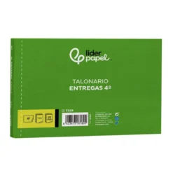 Talonario liderpapel entregas cuarto original y 2 copias t329 apaisado