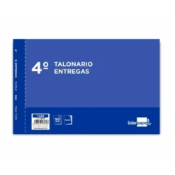 Talonario liderpapel entregas cuarto original y copia t229 apaisado