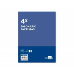 Talonario liderpapel facturas cuarto original t116 con i.G.I.C.