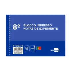 TALONARIO LIDERPAPEL NOTAS DE EXPEDIENTE OCTAVO DUPLO TEXTO EN PORTUGUES
