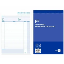 Talonario liderpapel pedidos folio original y 2 copias t325