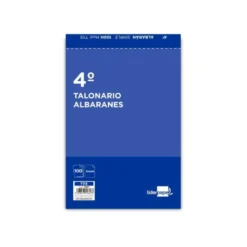 Talonario liderpapel albaran cuarto original t115
