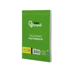 Talonario liderpapel facturas 8º original t100 con i.V.A.