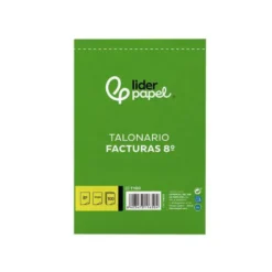 Talonario liderpapel facturas 8º original t100 con i.V.A.