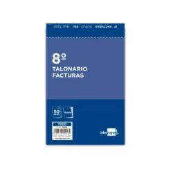 Talonario liderpapel facturas 8º original y copia t200 con i.V.A.