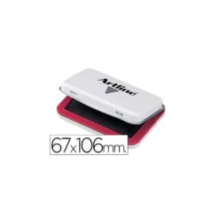 Tampon artline nº1 rojo 67x106 mm