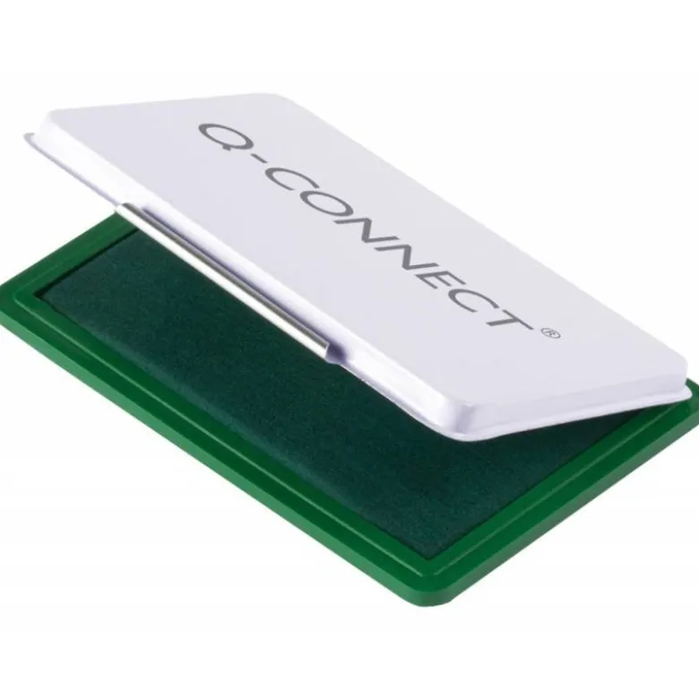 Tampon Q-Connect Nº 1 Color Verde 126x81mm