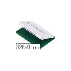 Tampon Q-Connect Nº 1 Color Verde 126x81mm