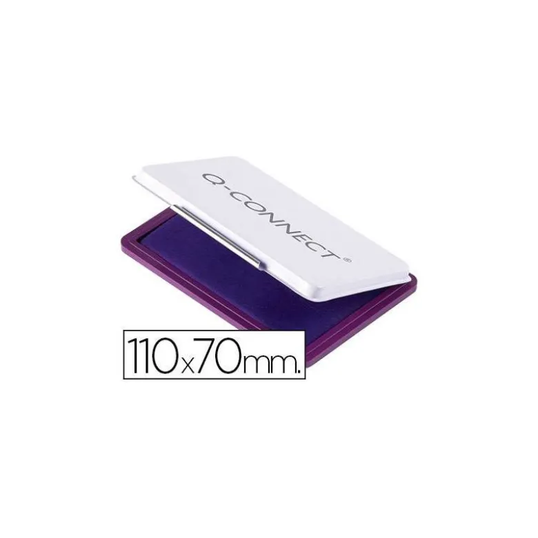 Tampon Q-Connect Nº 2 Color Violeta 110x70mm